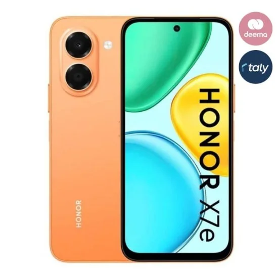 Honor X7e Phone 6GB RAM 256GB 6.61-Inch - Orange